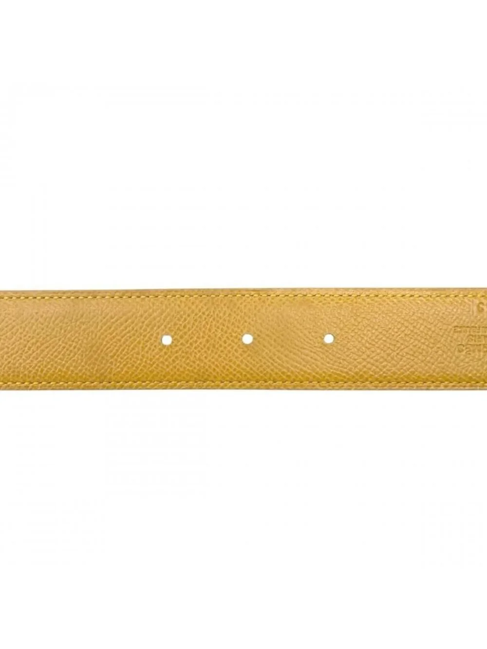 Hermes Belt Constance Reversible Leather Red Yellow Silver